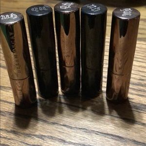 Mixed lot of Urban Decay lipsticks old bullet
